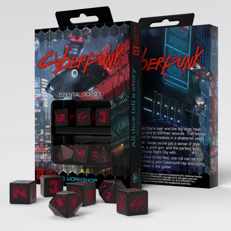 dés Cyberpunk Red
